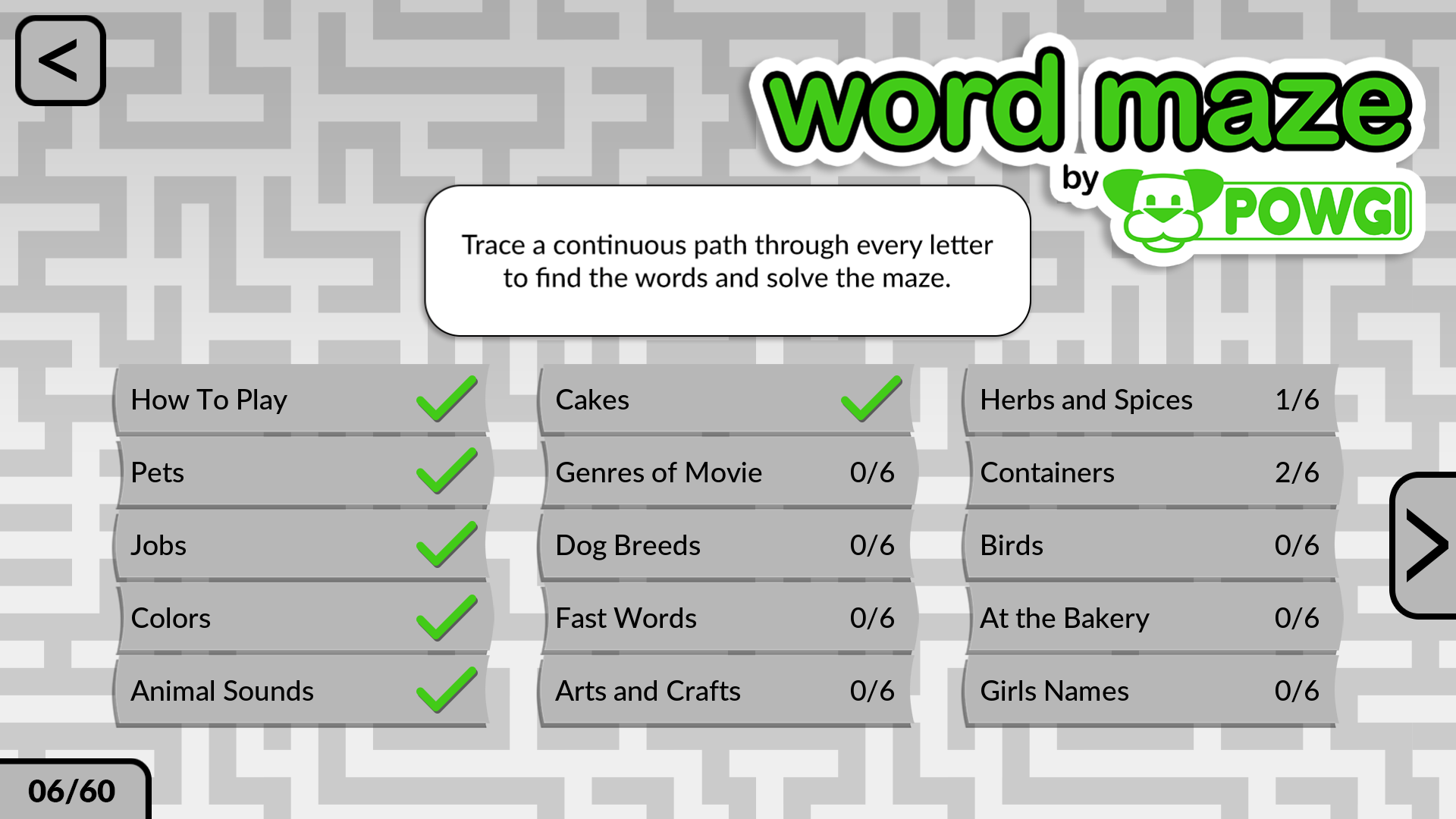 Word Puzzles by POWGI